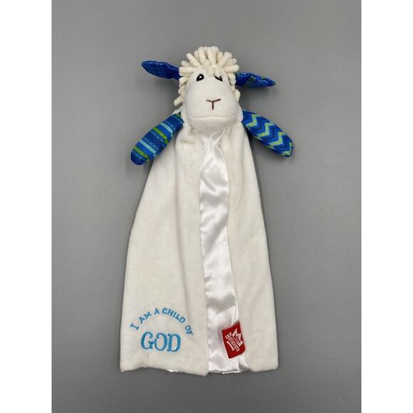 Wee Believers Levi The Lamb Lovey Baby Security Blanket I Am A Child Of God - Picture 1 of 9